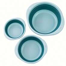 1 chậu rửa mặt gấp gọn di động, dùng khi đi du lịch, cắm trại, đi bộ đường dài - Nhiều màu - Xem 9