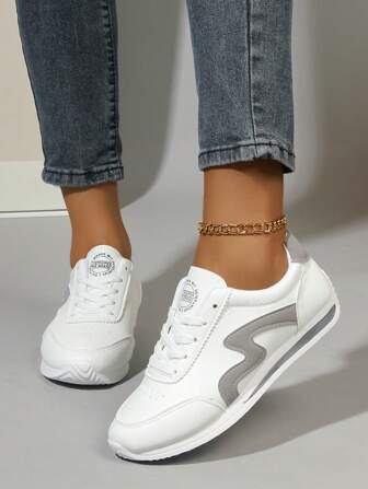 Bequeme rutschfeste Freizeitsohle, modische Sportschuhe/Sneaker - geeignet für Pendleroutfits
