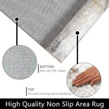 Area Rugs For Living Room 160x230cm Bedroom Rug Soft Modern Abstract Rugs Washable Non Slip Carpet Rug Short Pile Floor Carpet - Beige-brown - View 5