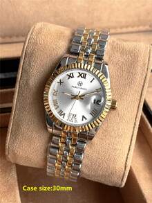 Pablo Raez 1件复古女士腕表 18K金女士腕表 原装经典珠宝 不褪色 奢华水晶 迷人礼服腕表 不锈钢金色 优雅 全新设计 石英表 - 均碼 - 查看 3