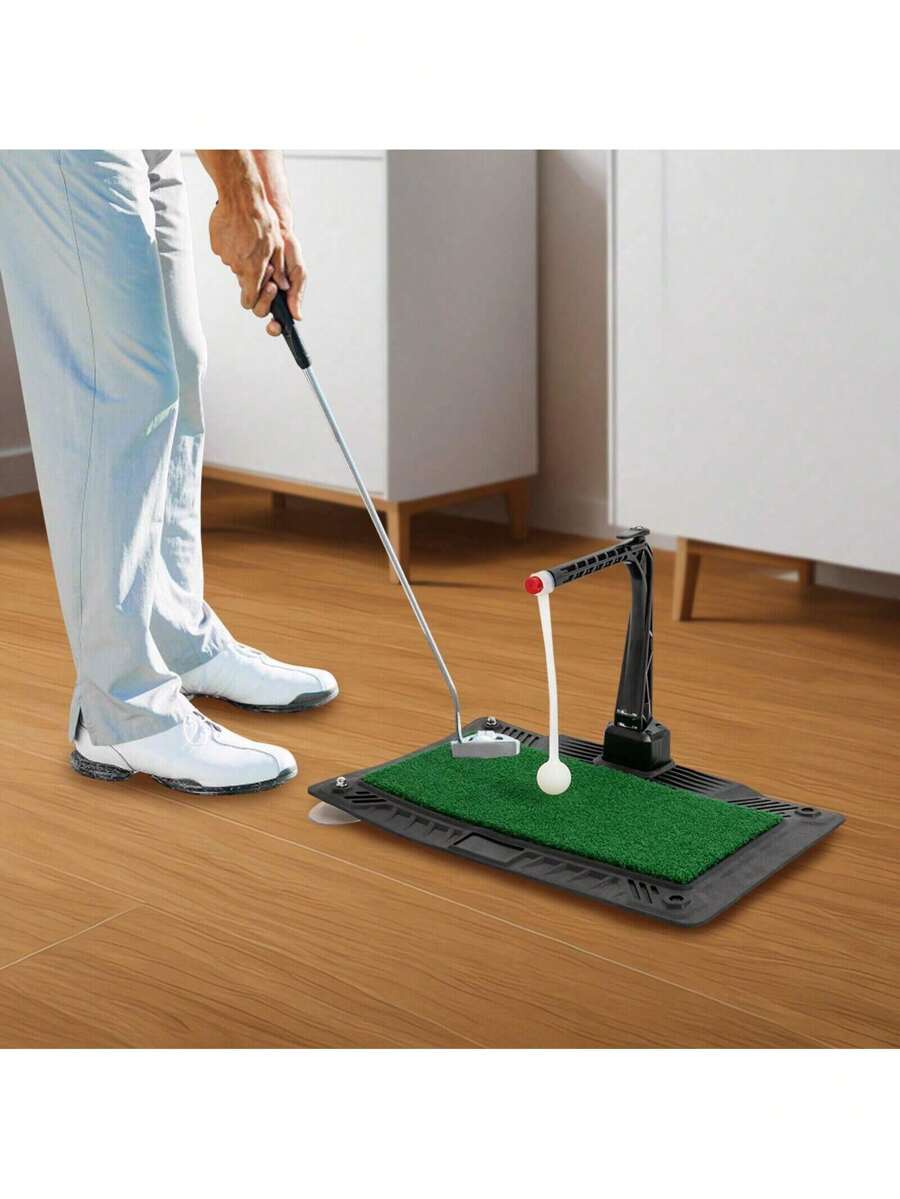 Golf Swing & Hitting Trainer Height Adjustable Golf Swing Practice Training Aid - Multicolor - View 1