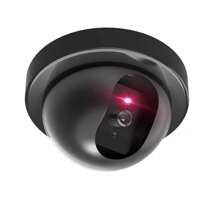 Cámara de Seguridad Falsa Aspecto Realista con luz LED roja Intermitente. - Negro - Ver 3