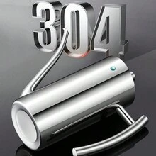 Stainless Steel Oil Pot 304 Kitchen European Style Pot Creative Cooking Oil Pot Leak-Proof 1000ML/700ML/500ML Upgraded Version - Silver - View 6