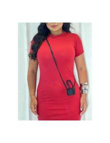 Women's Gringa Midi Dress - 紅色 - 查看 4