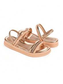 Women's Mississippi Flatform Metallic Sandal - 乾枯玫瑰色 - 查看 4
