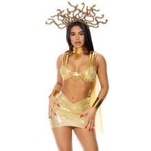 Punishment Is Beauty 4-Piece Women's Sexy Medusa Costume - 金色 - 查看 1