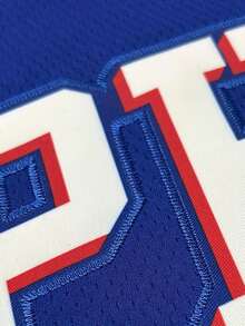 Spersonalizowana nazwa i numer Boyfriend Style męska haftowana koszulka koszykarska Philadelphia Blue okrągły dekolt spersonalizowana koszulka bez rękawów impreza gra trening zawody sportowe top DIY S-Xxl