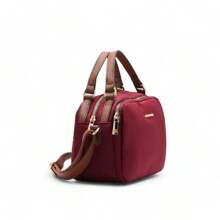 Chenson Microfiber Medium Women's Bag With Hand And Crossbody Straps - Burgundy - View 3