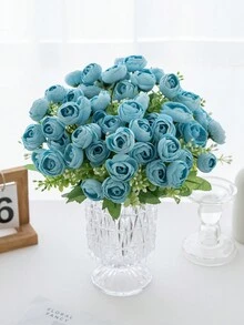 1 件装 秋季装饰 人造茶玫瑰 蕾花 花束 丝绸玫瑰 假植物 情人节礼物 生日派对装饰 婚礼花篮 新娘手捧花 家居摆设 餐厅 卧室 窗台 花瓶装饰 新年装饰 户外花园 开学季 - 彩色 - 查看 7