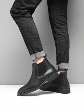 Uomo Chelsea Boots Business Formali Mocassini Scarpe da sera formali Stivaletti Stivali