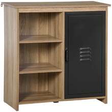 HOMCOM Armoires de rangement - Noir - Voir 2