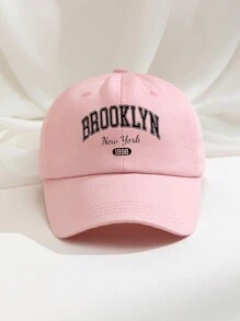 1pc BROOKLYN New York 1898 Boné de beisebol impresso, chapéu de golfe ajustável respirável para mulheres e homens, aba curva da moda Y2K para casal - imprimir - Ver 12