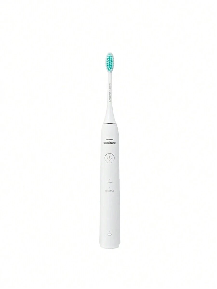 PHILIPS Cepillo de dientes eléctrico S1 para adultos, regalo del Día de San Valentín chino para hombres/mujeres, pareja, nivel básico, 2 modos, limpieza de dientes y protección de encías, HX2431-Blanco - Blanco - Ver 1