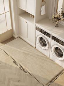 Tapis de sol à motif de lignes pour la décoration intérieure de la maison. Tapis antidérapant et anti-peluches, facile à nettoyer, résistant aux taches, pour la chambre à coucher, la salle de bain, la cuisine, la buanderie, le bureau de la maison, le salon.