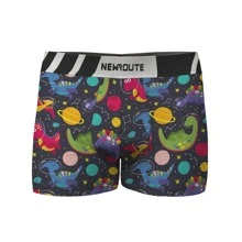 Kit 3 Children's Microfiber Boxer Briefs Boys' Boxer Briefs - Multicolor - Ver 4