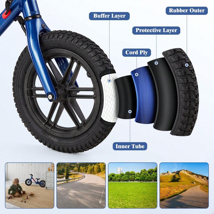 Electric Bike For Kids Ages 35 Years Old, 24V 100W Electric Balance