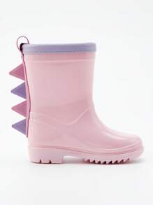 GentleChild Kids Rainboots, Cartoon Dinosaur 3D Design, Anti-Slip & Durable, Soft & Comfortable, One-Piece Waterproof Construction, Easy To Clean, Suitable For Boys, Girls, Children, Infants, Outdoor, Garden, All Seasons