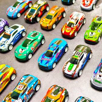 5/10/20/40/60 Pcs Mini Pull Back Cars, Small Race Car Toys Bulk Christmas Party Favors For Kids Treasure Box Toys For Classroom Prizes Pinata Goodie Bags Stuffers Birthday Gifts For Boys Girls, Random Color And Style
