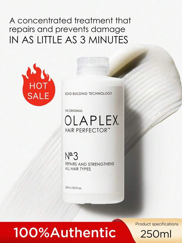 Olaplex No. 3 Hair Protector & Restoration Treatment For Permed Or Dyed Damaged Hair, Use Before Shampooing