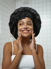 Bonnet Queen Silk Bonnet For Sleeping Satin Bonnet Hair Bonnet Black Bonnet For Men Tie Bonnet For Women Adjustable Bonnet For Natural Hair Curly Hair,Bonnet,Shower Cap,Hair Products And Accessories For Barber Salon Beauty Travel Essentials,Back To School,Travel Holiday Essentials,Hair Accessories For Women