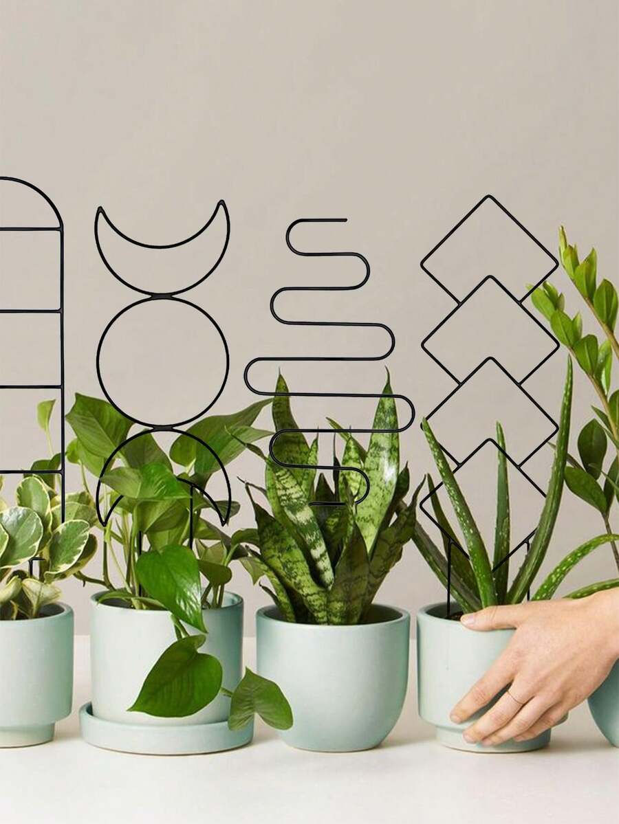 4 Packs Indoor Plant Trellis For Climbing Plants ,13Inch Small Garden