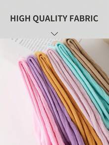 3/6/10/14双女士丝袜叠穿袜糖果色白袜黑袜柔软舒适耐穿好用适合居家办公户外穿着随机发货 - 彩色 - 查看 4