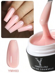 YOKEFELLOW 1 st YOKEFELLOW 15g Nail Extension Builder Gel Jelly Pink Builder Gel For Nail Trendig Nail Art Design Nail Extension Gel För Nail Extension All Season Gel Färg & Långvarig Nagelförstärkare NagelförstärkningSalon Nail Easy Gör-det-själv Hemma Manikyr För Kvinnor 15g För 0,5 oz Skolgåva