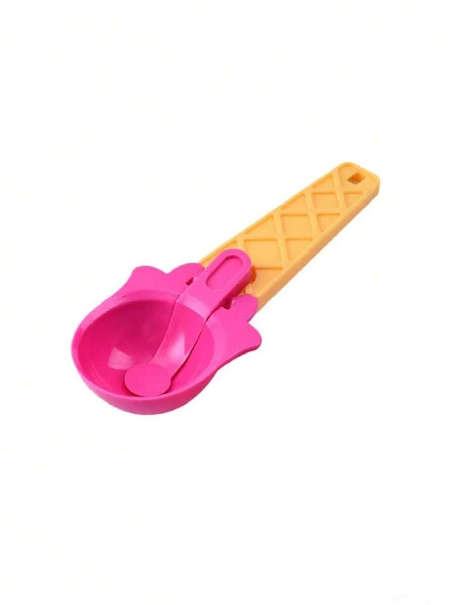 cuchara de plastico forma helado reposteria helado - Rosa - Ver 1