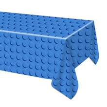 1pc Brick Tablecloth - 54"X108" - Building Block Party, Player Birthday Party Supplies, Building Block Birthday, Birthday Party Decorations