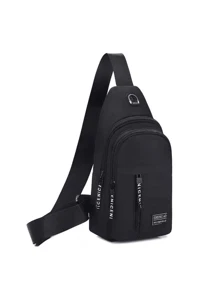 Men's Waterproof Backpack Small Shoulder Bag - 白色 - 查看 1