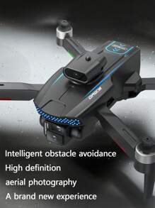 LF662，新品，无刷电机，无人机，三摄像头，光流悬停，智能避障，高清航拍，遥控飞机，随机配件颜色 - 多色 - 查看 3
