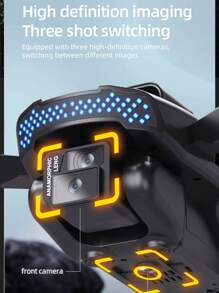 LF662，新品，无刷电机，无人机，三摄像头，光流悬停，智能避障，高清航拍，遥控飞机，随机配件颜色 - 多色 - 查看 6