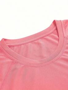 Spring And Fall Thin Tops Printed Long-Sleeved T-Shirt Summer Sunscreen Tops Woman Clothes Self-Developed Design Halloween Cute Little Pumpkins Little Spooky - 粉色 - 查看 3