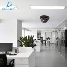 Cámara de Seguridad Falsa Aspecto Realista con luz LED roja Intermitente. - Negro - Ver 5