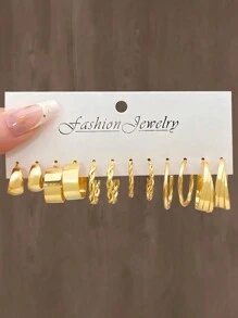 Set de 12/36/48 piezas de aretes aro con flores en espiral asimétricas y perlas falsas, para mujer, como regalo/uso diario para San Valentín, mamá, madre, Día de la Madre