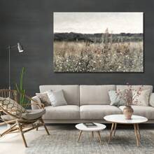 1pc Framed Canvas Wall Art Vintage Decor, Classical Oil Painting Canvas, Prints Vintage Wall Art For Home Room Bathroom Decor, For Room Aesthetic