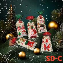 50 CÁI 2024 MỚI Chủ Đề Giáng Sinh Quà Tặng Túi OPP Bao Bì, Túi Kẹo Hoạt Hình Giáng Sinh Bao Bì Bánh Quy Ngày Lễ Giáng Sinh Ông Già Noel Nai Sừng Tấm Người Tuyết Cây Thông Noel Bông Tuyết Phong Cách Kẹo Giáng Sinh Túi Đóng Gói Bánh Quy, Halloween, Trang Trí Halloween - Nhiều màu - Xem 14