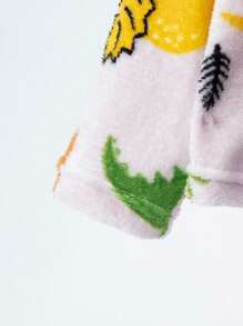 Bộ đồ ngủ vải nỉ 2 món cho bé trai, trang phục quần lót dày ấm áp mùa thu đông - Nhiều màu - Xem 6