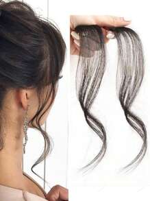 2入組八字齊劉海和長鬍子風格卷發接髮夾 - 彩色 - 查看 11