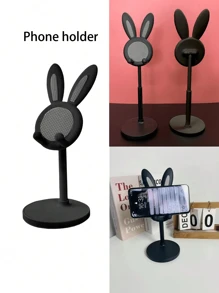 1pc Bathroom Bathtubs Adjustable Folding Rabbit Shaped Phone Stand
