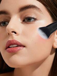 MAANGE 2pcs Twin Head Makeup Brush Set With Blush Brush Foundation Brush Finishing Brush Loose Powder Brush Makeup Tools For Traveling