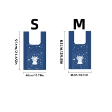 55 piezas Bolsas de basura Taurus, bolsas de plástico extra gruesas para el hogar, de mano, para cubos de cocina, oficina y limpieza