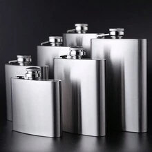 Bình đựng nước bằng thép không gỉ Bình đựng nước di động Bình đựng nước di động Bình đựng nước bằng kim loại phẳng ngoài trời, Đồ dùng lưu trữ, Trang trí phòng, Có thể dùng đựng nước uống, cà phê, sữa, đồ uống, v.v., Thích hợp cho nhà bếp, nhà hàng, quán bar, tiệc tùng, tụ họp, đám cưới, quà tặng cho bạn bè, quà tặng cho bạn trai, quà tặng cho cha, quà tặng Giáng sinh, quà tặng năm mới. - Nhiều màu - Xem 11