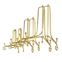 6 Pack Iron Display Stand,Gold Iron Easel Plate Holder Stand For Displaying Pictures, Plates, Books And Arts (4, 6, 8 Inch) - Gold - View 1