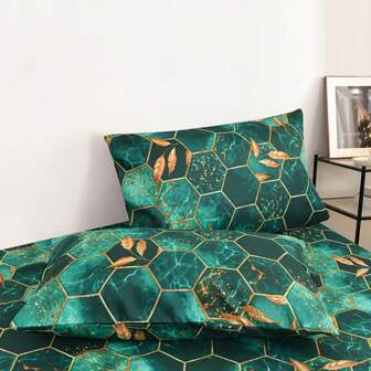 2pcs Geometric Pattern Pillow Cases, Soft Breathable Envelope Pillow Covers For Bedroom Sofa Home Decor, No Pillow Core Included