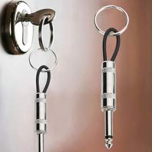 Vintage Gitarren Stecker Schlüsselanhänger, Wandmontage Stil Schlüsselanhänger, Retro Heimdekoration Geschenk für Männer, Geschenk für Freunde Autoaccessoires Taschenbehang