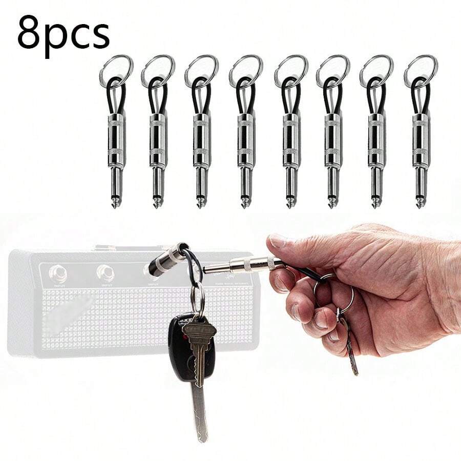 Vintage Gitarren Stecker Schlüsselanhänger, Wandmontage Stil Schlüsselanhänger, Retro Heimdekoration Geschenk für Männer, Geschenk für Freunde Autoaccessoires Taschenbehang