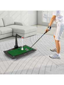 Golf Swing & Hitting Trainer Height Adjustable Golf Swing Practice Training Aid - Multicolor - View 11