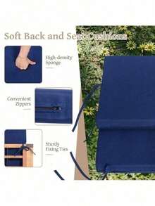 3PCS Patio Outdoor Garden Dining Set W/2 Acacia Wood Armchairs And Dining Table - 1 - 查看 10