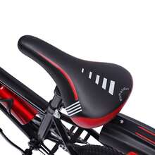 20 Inch Mountain Bike MTB Bike Red Bike Multi-Gear Hard Steel Bicycle W/ Brake - Black and Red - View 5